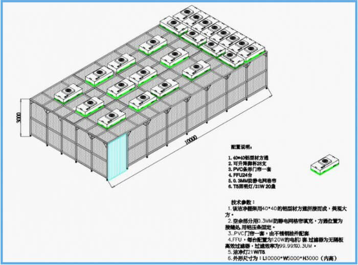 潔凈棚設(shè)計(jì)圖